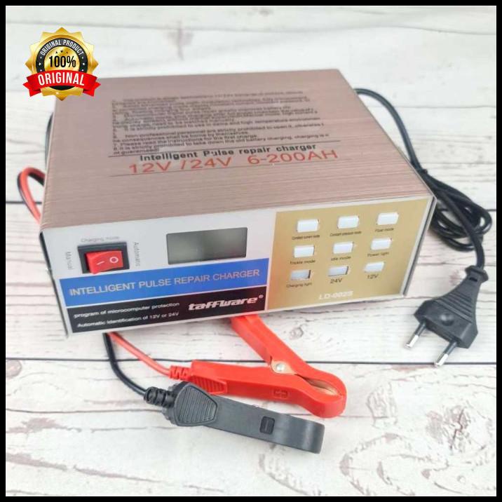 Charger Cas Aki Mobil Motor Portabel 12V/24V 200Ah - Ld Taffware -002S