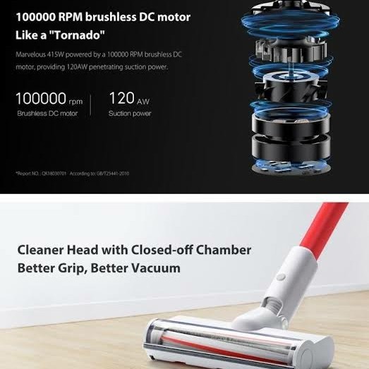 Xiaomi Roidmi S1 special Cordless Stick Vacuum Cleaner GARANSI RESMI