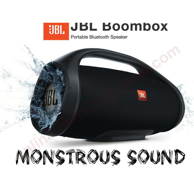 E0809 Jbl Boombox Bluetooth Portable Active Speaker New
