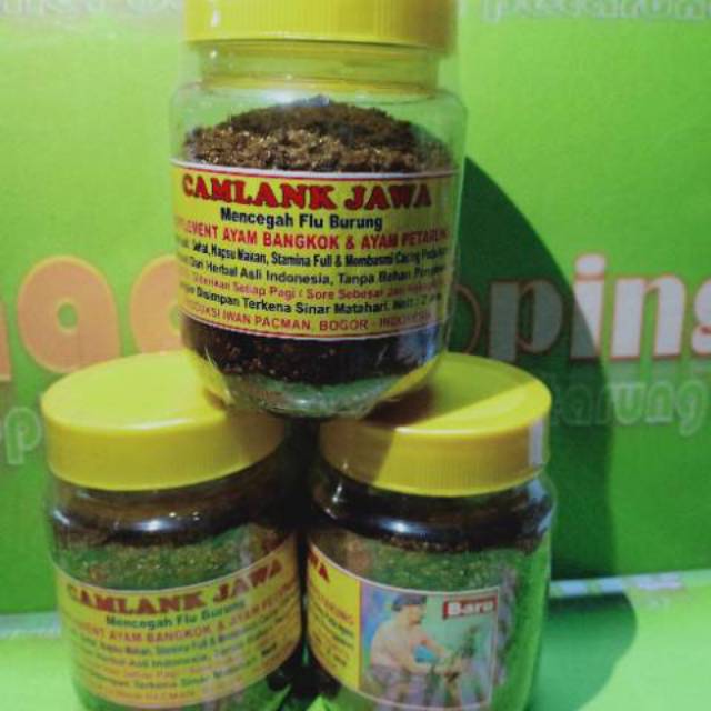 Camlank jawa ayam tarung 200gr kamlang jawa jamu vitamin obat herbal