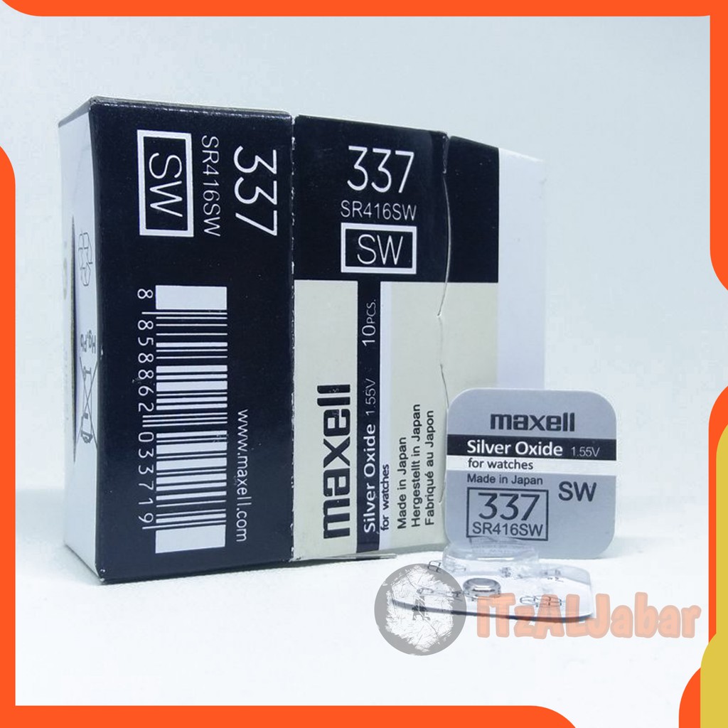 Baterai maxell 337 Batre maxell SR416SW Single pack Original