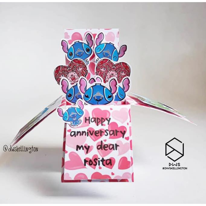 

Discount Dws Kotak Hadiah Wisuda Lilo Stitch Love Monster Box Valentine Custom Berkualitas