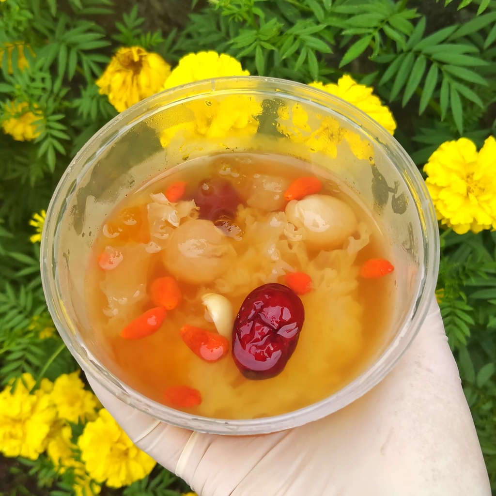 Peach Gum Dessert Collagen Ready To Eat 350gram Alami & Sehat