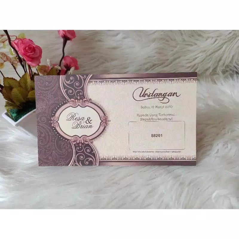 Undangan Pernikahan / Khitan Murah Erba 88201
