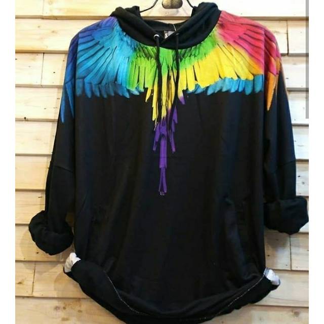 Hoodie Marcelo Burlon Rainbow wings