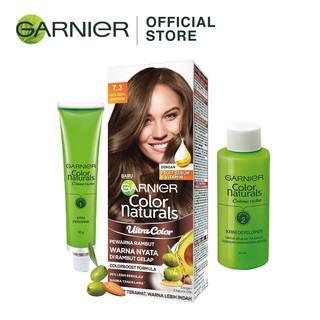  Garnier  Cat  Rambut  Ultra Color Golden Brown Shopee Indonesia