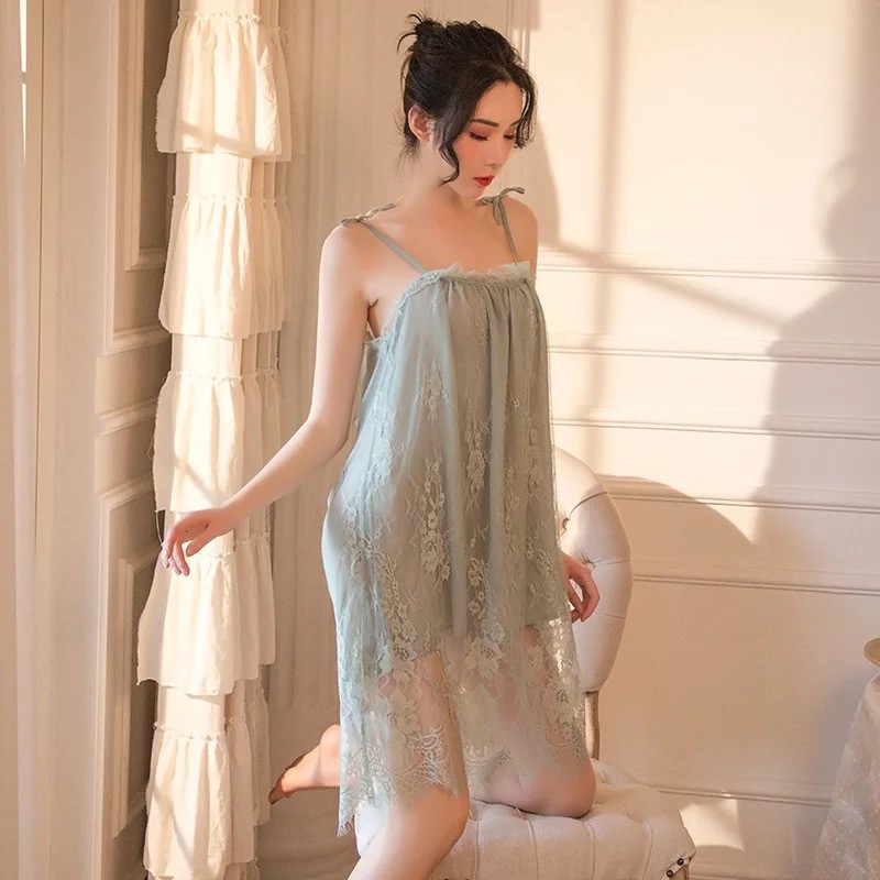 Set Lingerie + G String Seksi Model Charming Nightwear Sleepwear G-string 1083-5