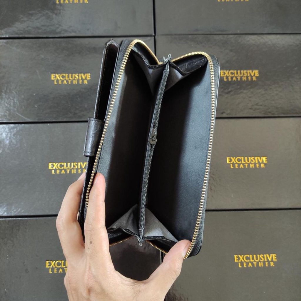 Dompet Wanita LORA Kulit Asli Dompet Lipat Perempuan Dompet Panjang Cewek