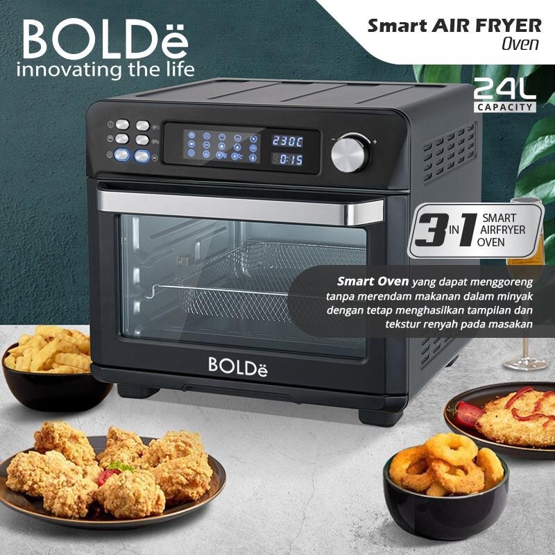 BOLDe SMART AIR FRYER OVEN 3 IN 1 - Oven Digital Garansi 2 Tahun