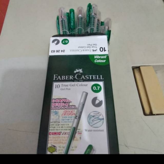 

Pulpen faber castell 1pcs warna hijau