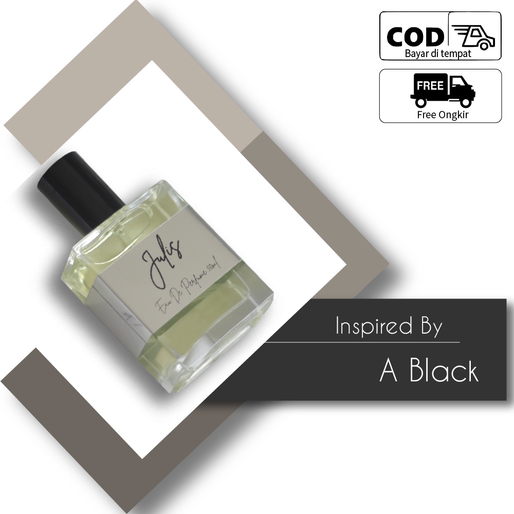 parfum pria Iigner black by julis inspired perfume minyak wangi murah berkualitas farfum tahan lama