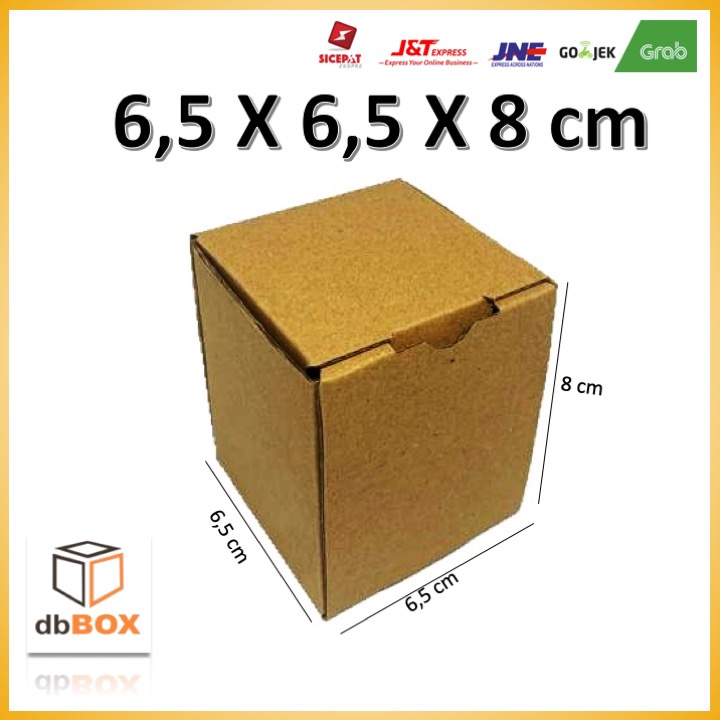 

Kardus 6,5x6,5x8 cm | Box Die Cut & Easy Usage |Box Jam,Sambel,Aksesori