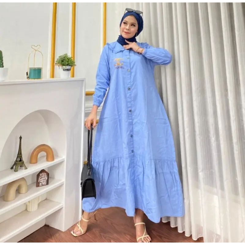 GAMIS SEMI JEANS | JEANS MIDI COD