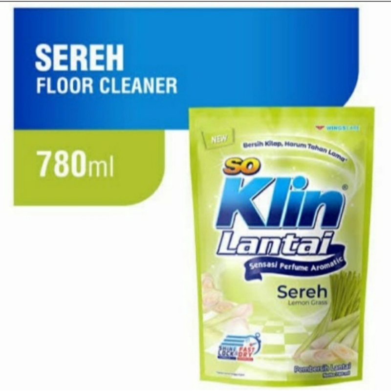 soklin  lantai sereh pembersih lantai 780 ml