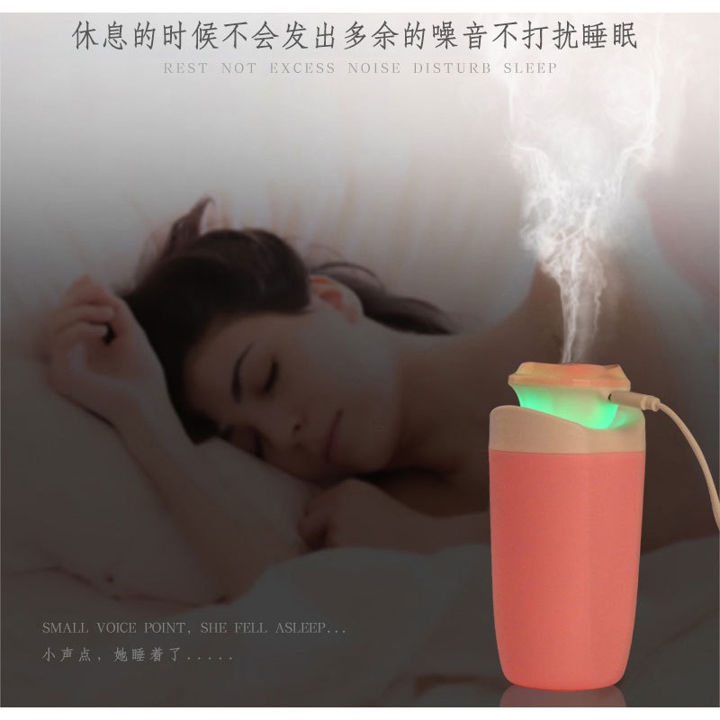 Taffware USB Air Humidifier Aromatherapy Oil Diffuser Mobil Flower Style 250ml - HUMI MX-001