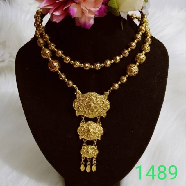 chandrasurya Kalung Bros Kebaya Susun 3 Etnik Jogja Hijab Aksesoris Wanita Cantik Anak KECIL