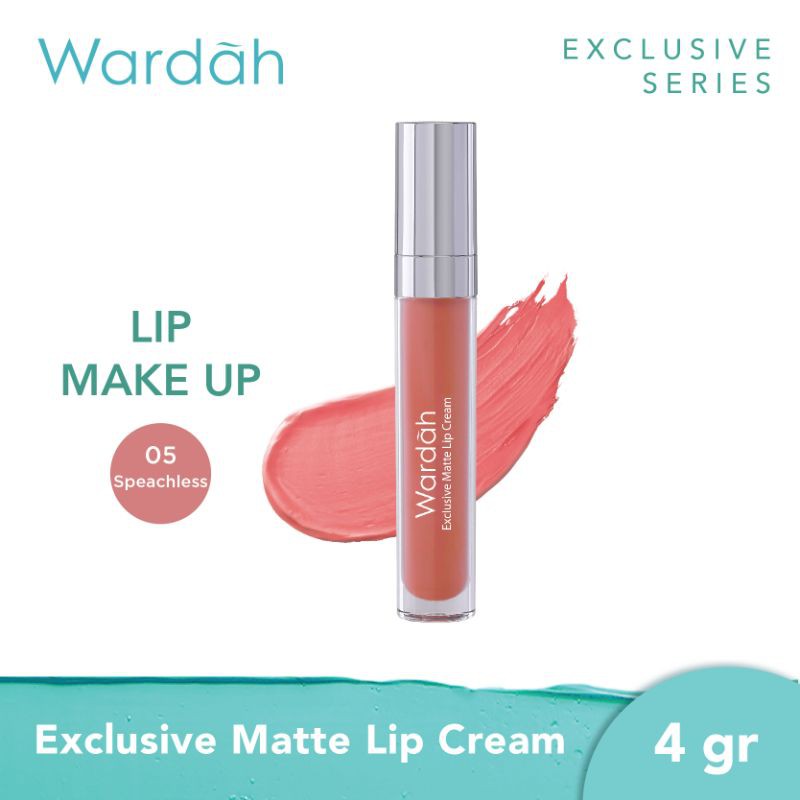 Wardah Exclusive Matte Lip Cream - 05 Speachless