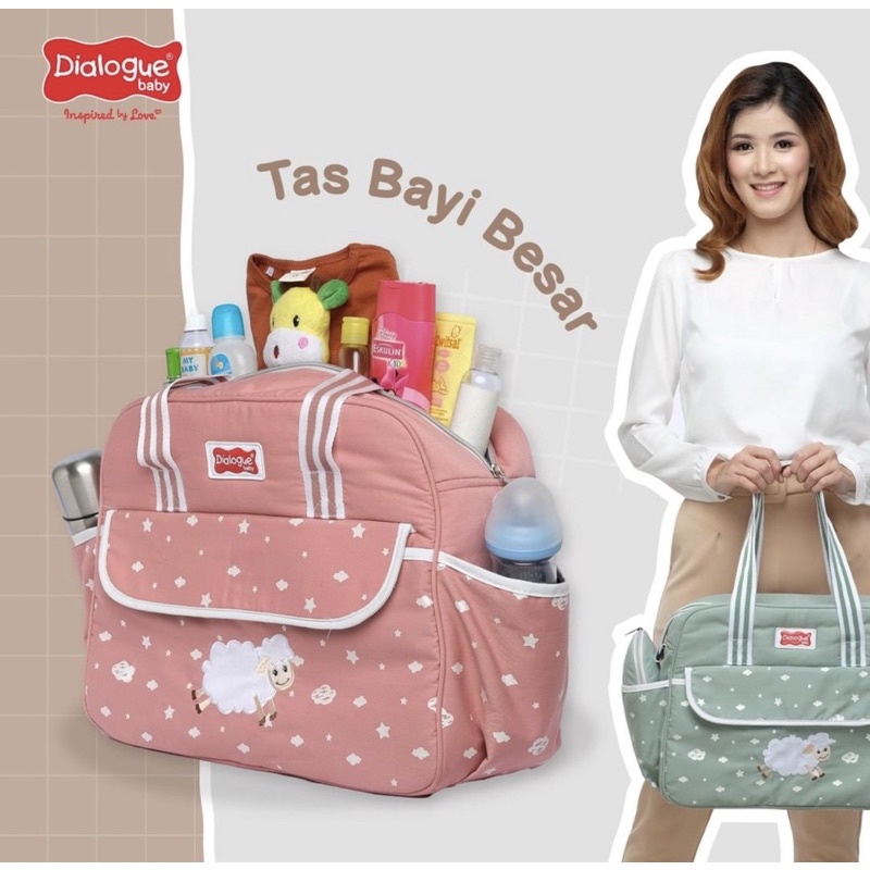 Dialogue Baby Tas Sedang Baby Sheep Series DGT7311 / Tas Perlengkapan Bayi