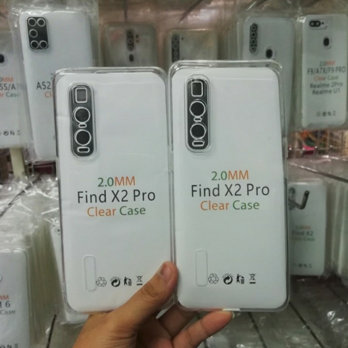 0RI Softcase Clear Case Sillikon Kondom Case Bening Case Oppo Find X2 Pro