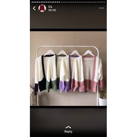 Kardingan rajut kekinian