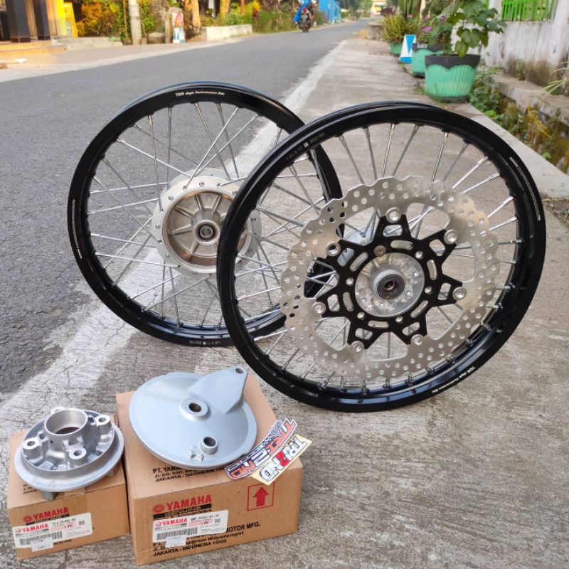 Whellset TDR tromol D-Tracker belakang RX king velg TDR Velg set cb gl MP Tiger whellset uwuw