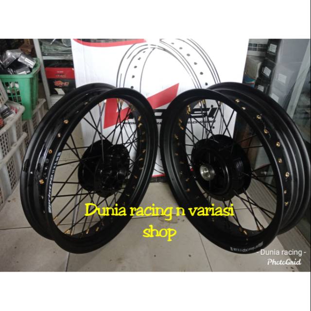 Paketan Velg yamaha Scorpio Velg sprint XD Tromol ori scorpio sama rakit