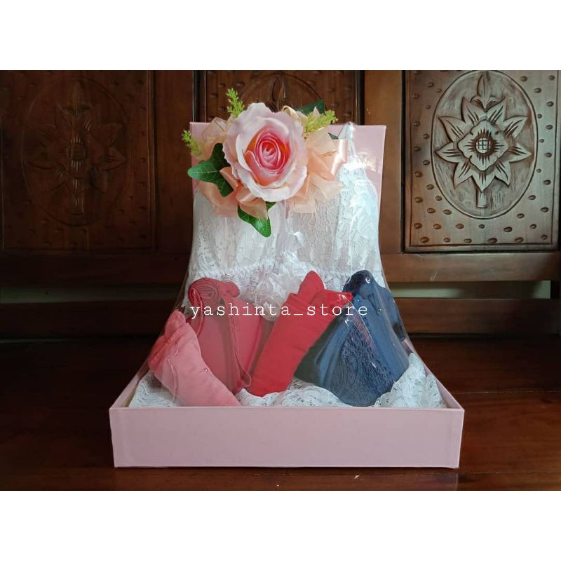 Paket Seserahan Pernikahan Parsel Baju Tidur Pakaian Dalam Mahar Nikah Parcel Hantaran Pernikahan Shopee Indonesia