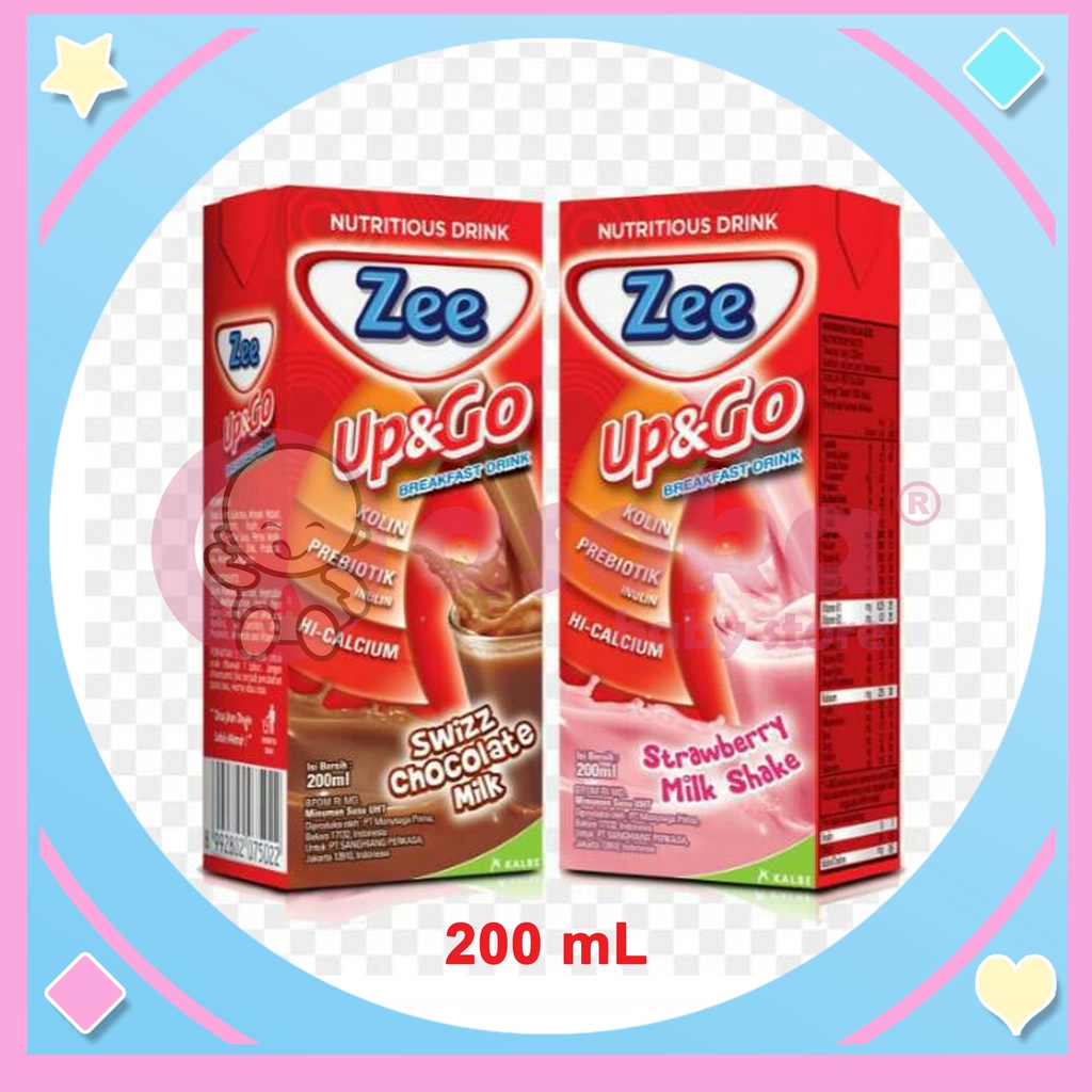 Susu Zee Up n Go UHT 200ml Susu UHT ASOKA