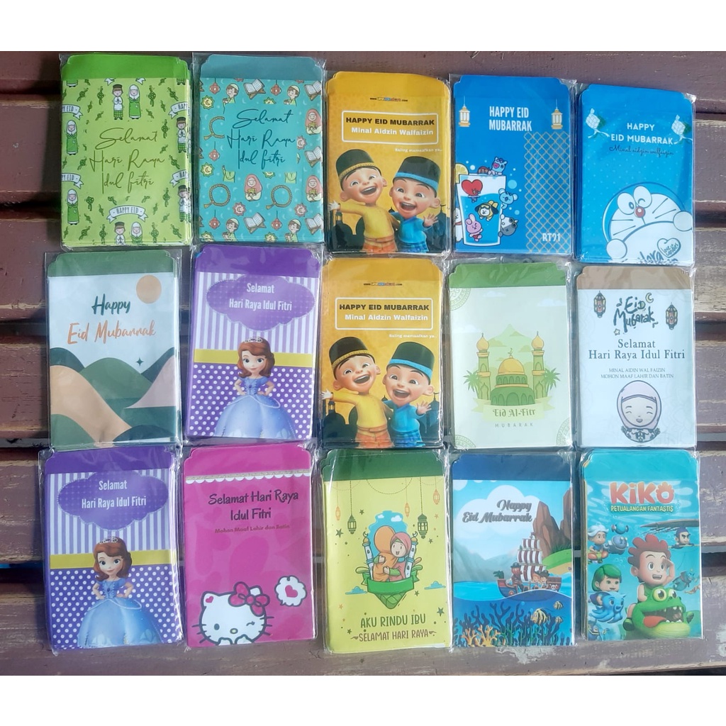 

Amplop Lebaran / Kartu lebaran / Amplop idul fitri lucu murah isi 10pcs