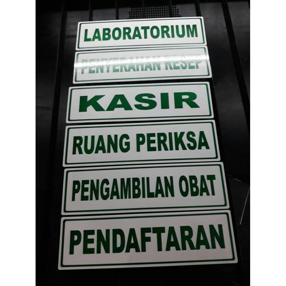 

Akrilik acrylik Plat papan nama papan pengumuman Keren 1 PCS