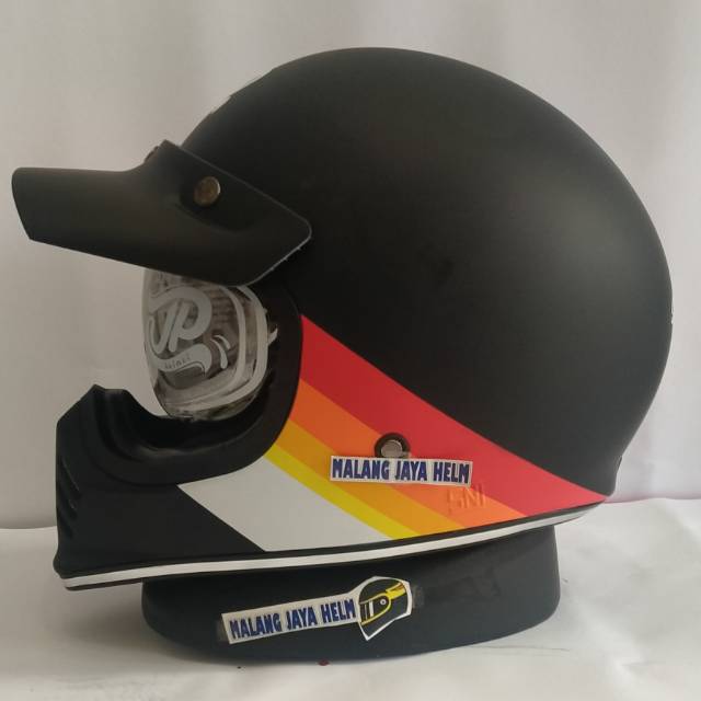 Helm Cakil JPX JP Signature SG 02 Black doff
