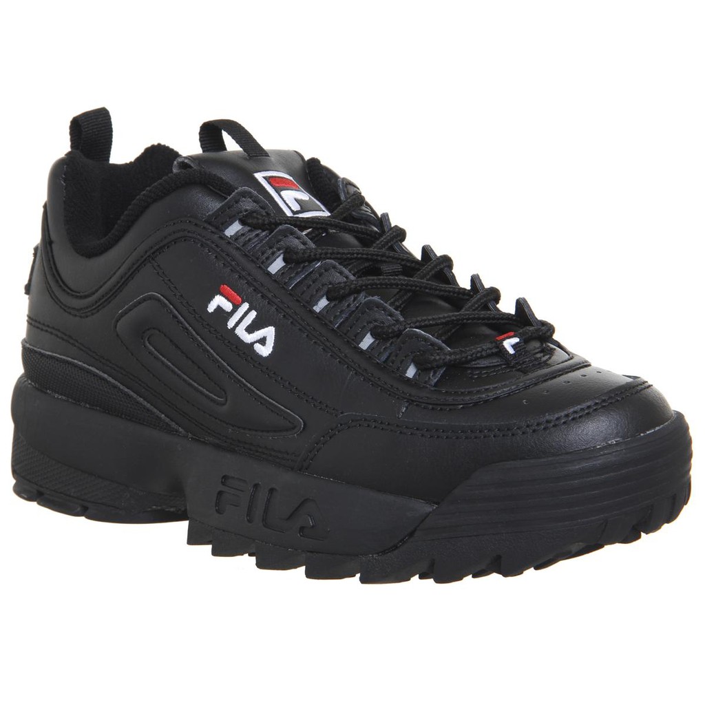 full black fila shoes