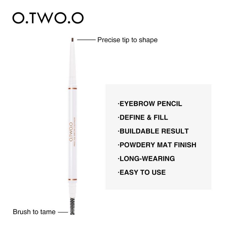 ❤️Miss Vinka❤️ O.Two.O Precise Eyebrow Pencil/Brow Definer/Pensil Alis Waterproof Longlasting