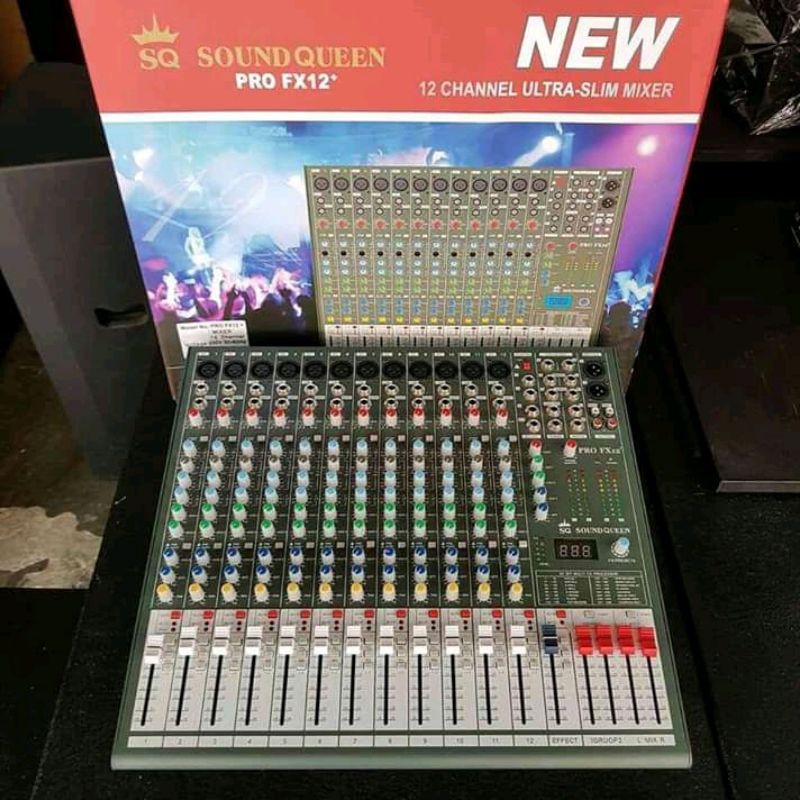 mixer soundqueen pro fx 12 plus original soundqueen 12 Chanel