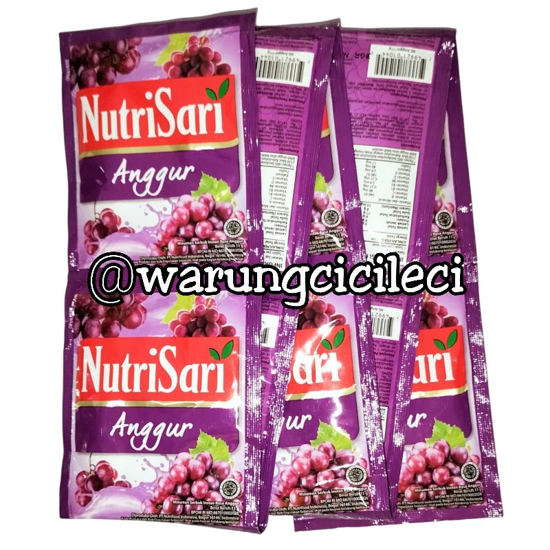 

NUTRISARI ANGGUR 11g x 10pcs