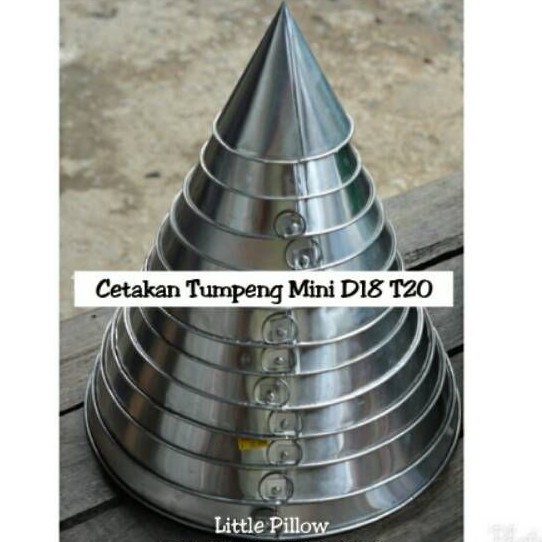 (D18) Cetakan Tumpeng D18 T20 Bahan Aluminium Kualitas Bagus