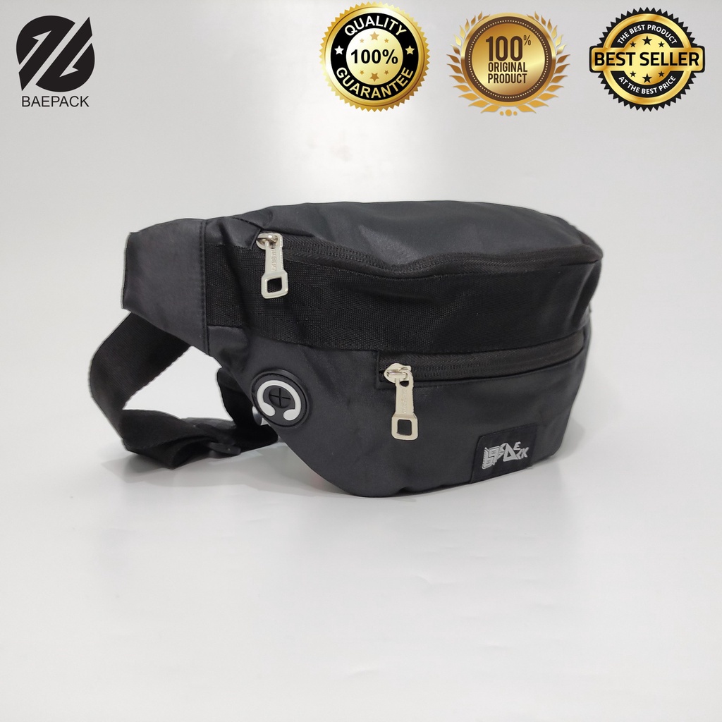 West Bag Tas Pinggang Diego Baepack / Tas Pinggang Cowok / Weist Bag Pria / Original Baepack