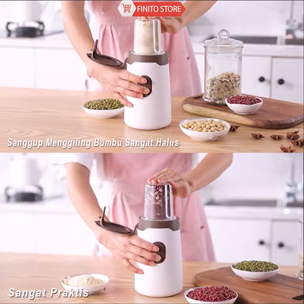 Blender Portable Mini Kapsul Cutter Quatre /Blender Multifungsi Penggiling Daging Sayur &amp; Buah 3 in 1