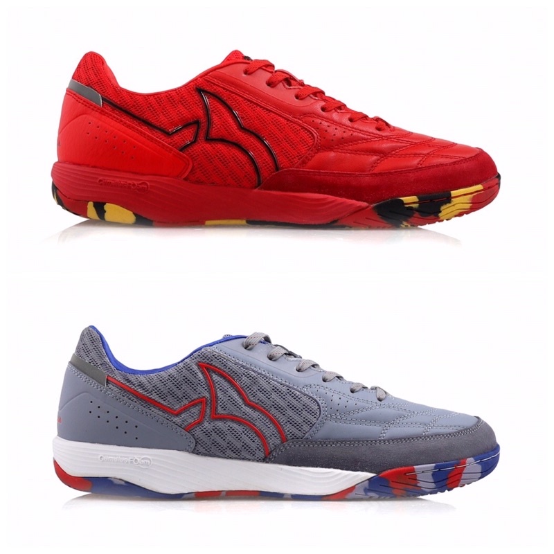 Ortuseight Jogosala Vanquish IN Sepatu Futsal Ortred/Camo Air Force Blue/Camo