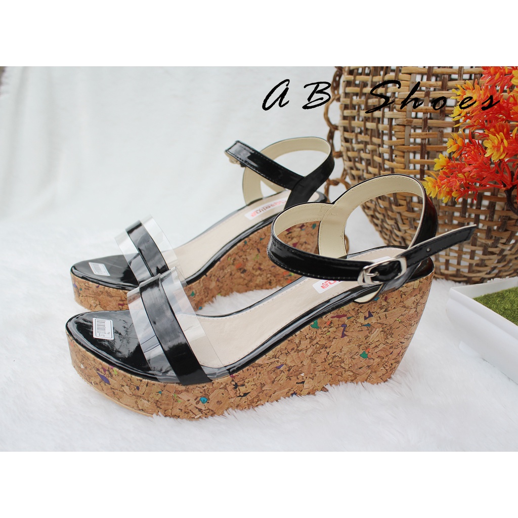 WEDGES WANITA SANDAL 8 CM KEKINIAN TERBARU SELOP SENDAL WADGES PEREMPUAN PESTA KONDANGAN CEWEK TINGGI TALI MIKA