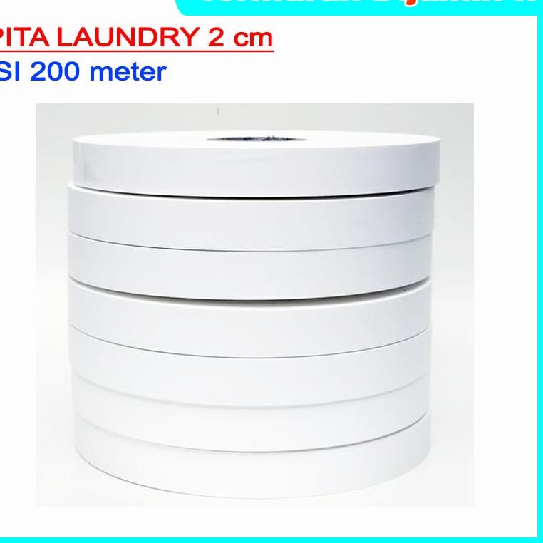 

C09 ← PITA LAUNDRY TAFFETA LABEL PENANDA ROLL KAIN KERTAS 20 mm 2 cm 200 meter CM ← (Hot Sale)