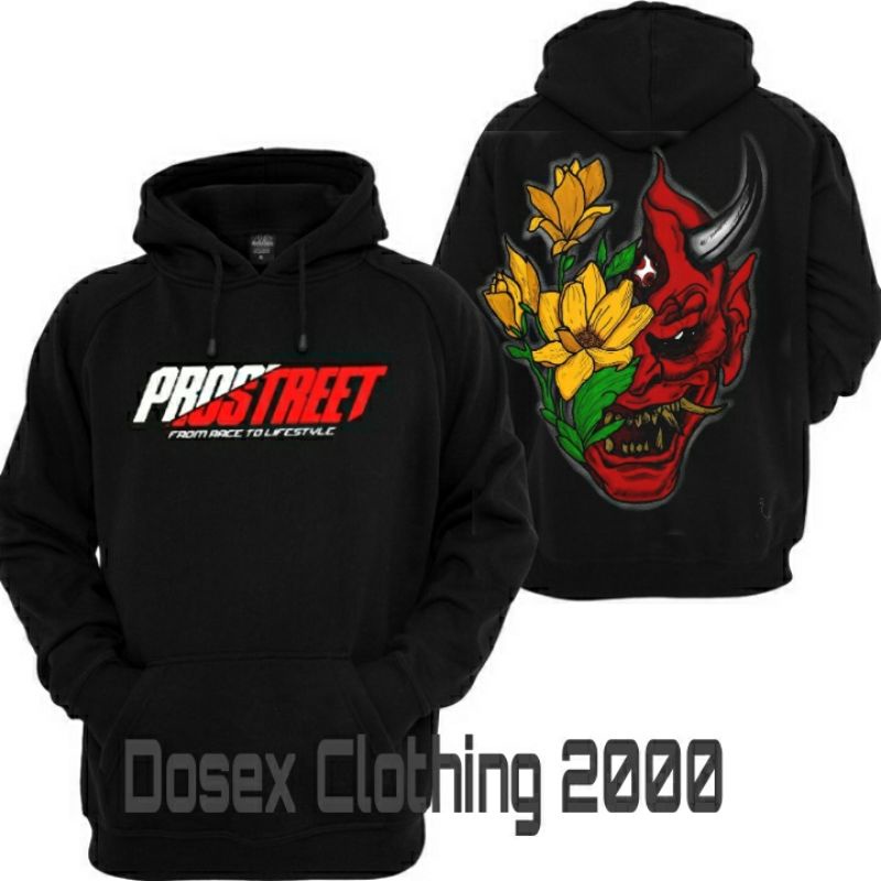 HOODIE PROSTREET DEVIL ROSES KREN