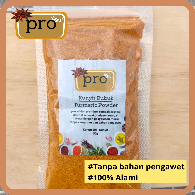

Kunyit Bubuk Murni Asli Isi 50gr Bumbu Dapur Asli / Turmeric Powder / Tumeric Powder