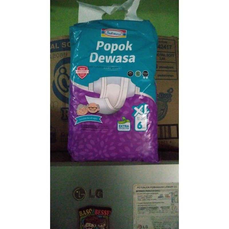 Popok Dewasa Indomaret ukuran XL isi 6
