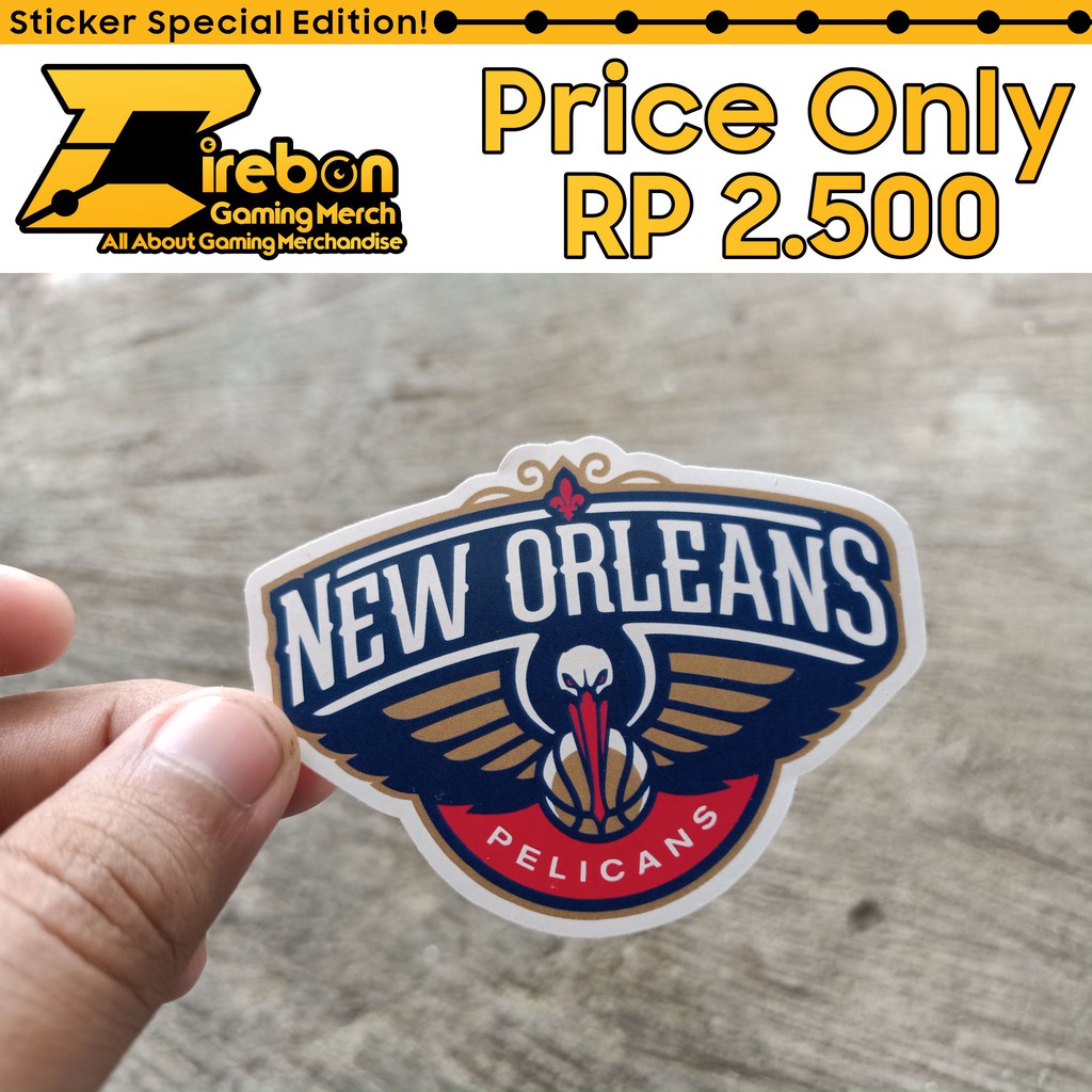 

Sticker Stiker Nba New Orleans Pelicans