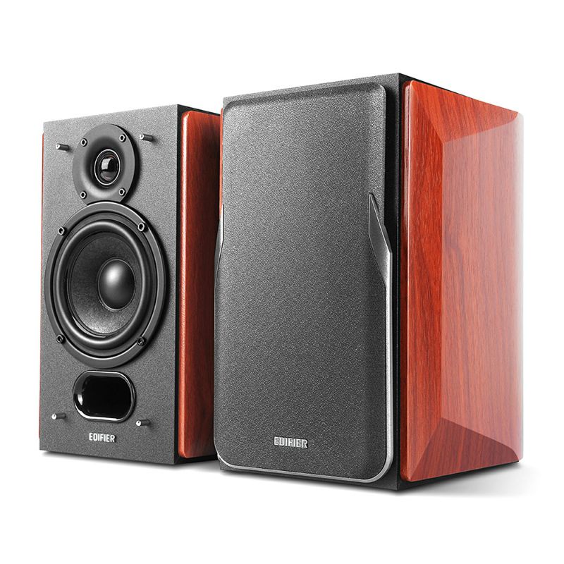 Speaker PC Laptop Komputer Passive Edifier 2.0 Bookshelf Speaker Set