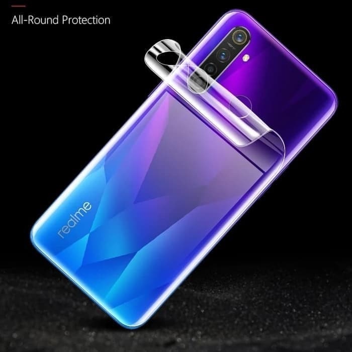 REALME 6 6 PRO REALME 5 5i 5 PRO ANTI GORES HYDROGEL CLEAR BELAKANG BENING BACK PELINDUNG BELAKANG ANTI JAMUR SKIN GARSKIN ANTI JAMURAN