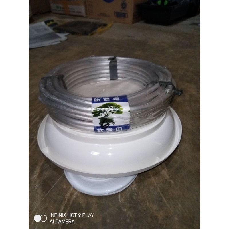 Kawat Bonsai Ukuran 6 mm Eceran ( 1 Meter)