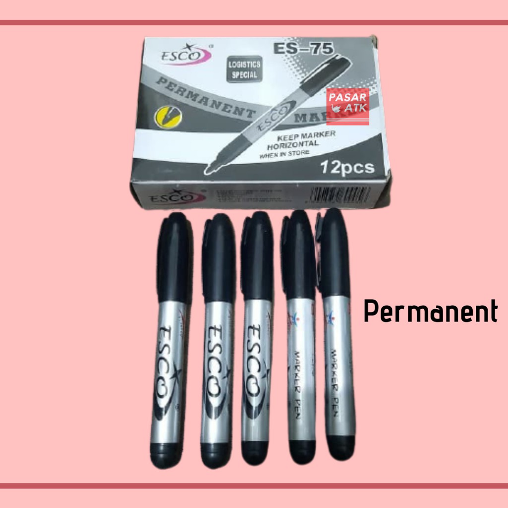 

Spidol Permanen Marker Murah ESCO (pcs)