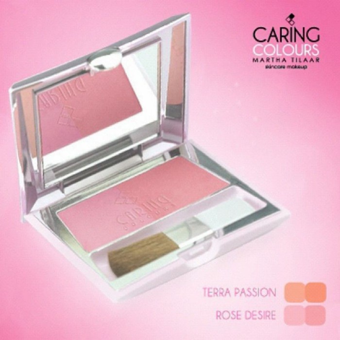 Caring Colours Martha Tilaar Luxurious Perfect Blush On Rose Desire
